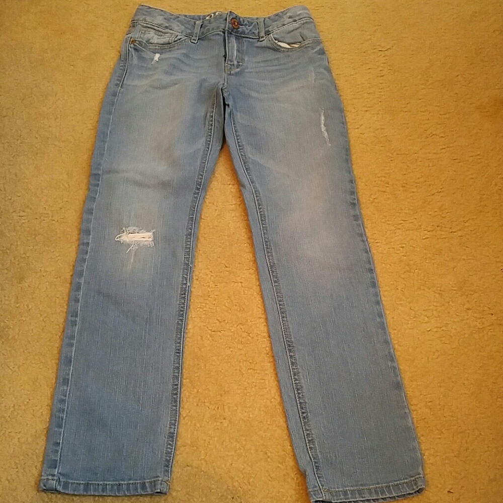 Girls PSNY Denim Jeans Size 10R Distressed
